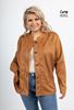 Picture of CURVY GIRL SUEDE JACKET WITH BUTTONS